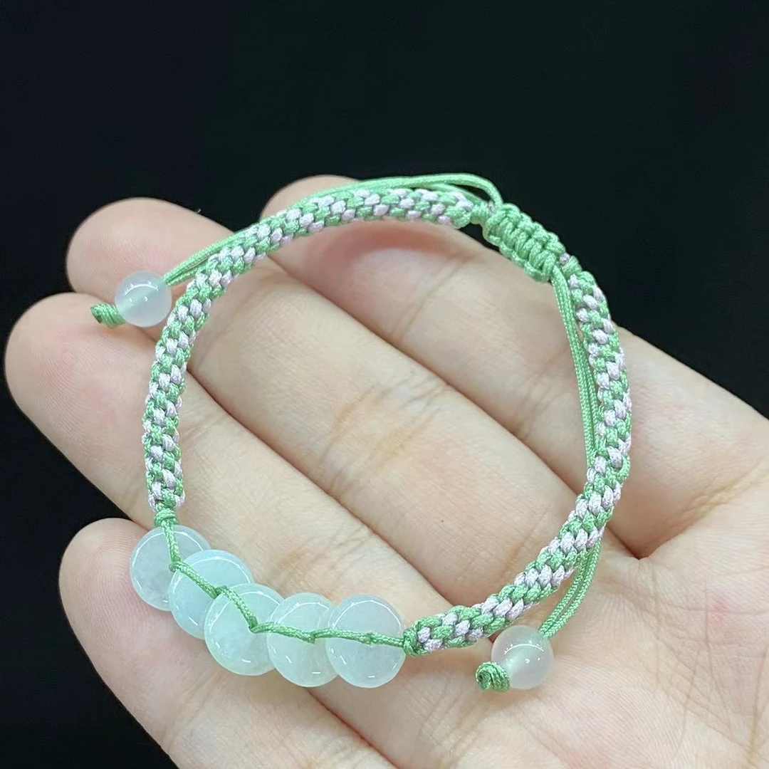 TH1228-1288-32翡翠手绳(一件/多样性发/约8*2mm)Q
