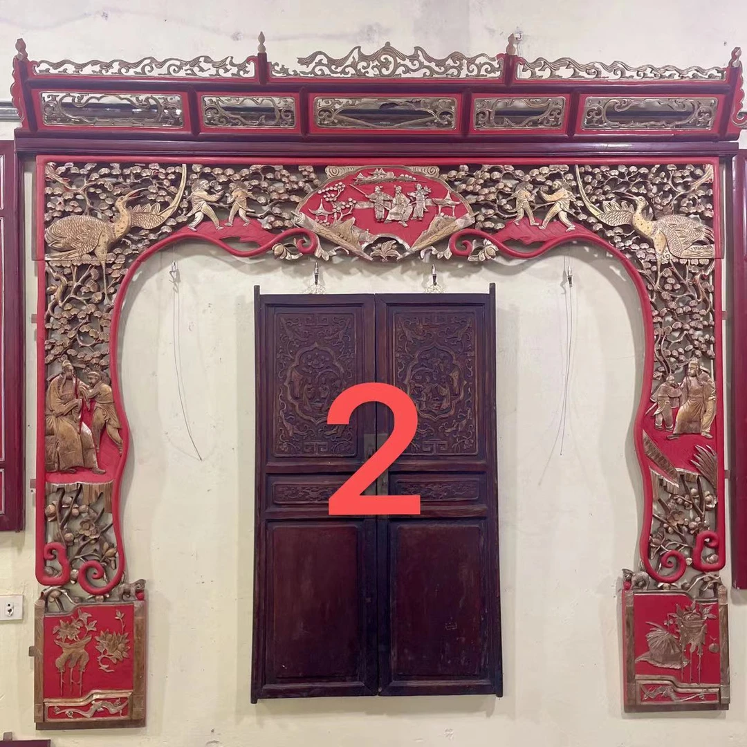 民俗老物件老木雕