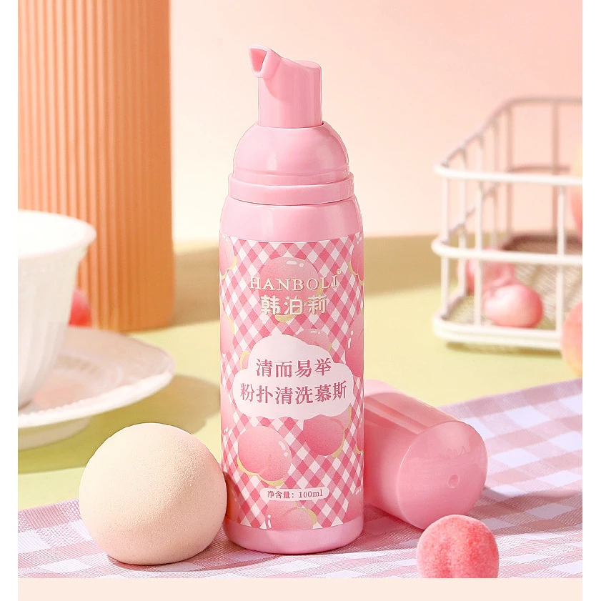 泡泡联名粉扑清慕斯 一按出泡温和清化妆刷粉扑