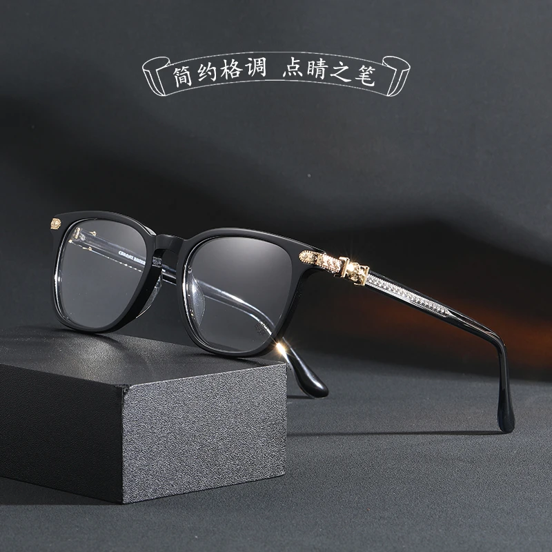 【克家系列】眼镜框架板材方形黑框素颜全框个性男女近视平光CH3100