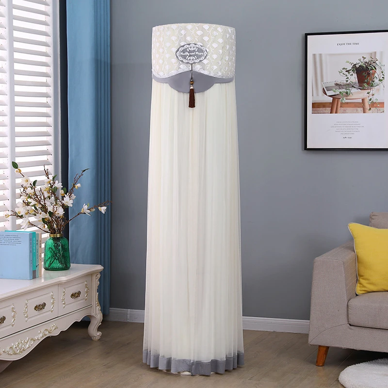 新款开机不取立式圆柱空调罩圆形空调防尘罩柜机空调套挡风帘套