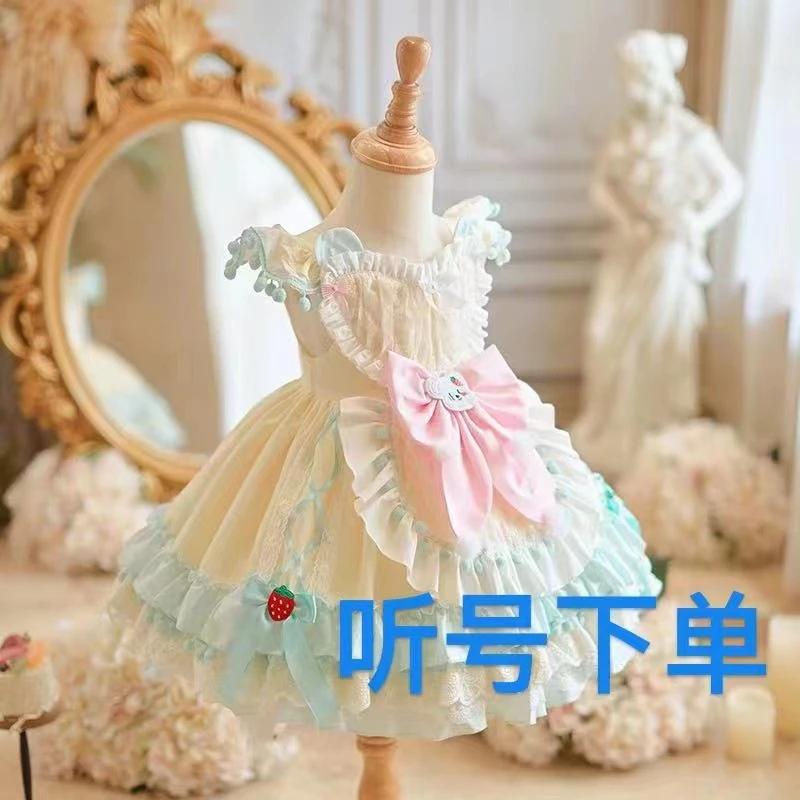 01-50甜美女宝宝儿童女宝童装连衣裙幼儿春夏秋款女孩洋气童裙