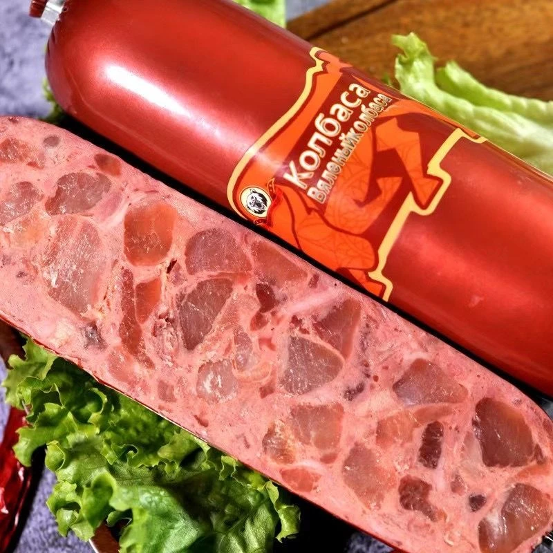 俄式风味海之岩风味牛筋肠肉筋劲道肉粒多休闲零食下酒菜350克
