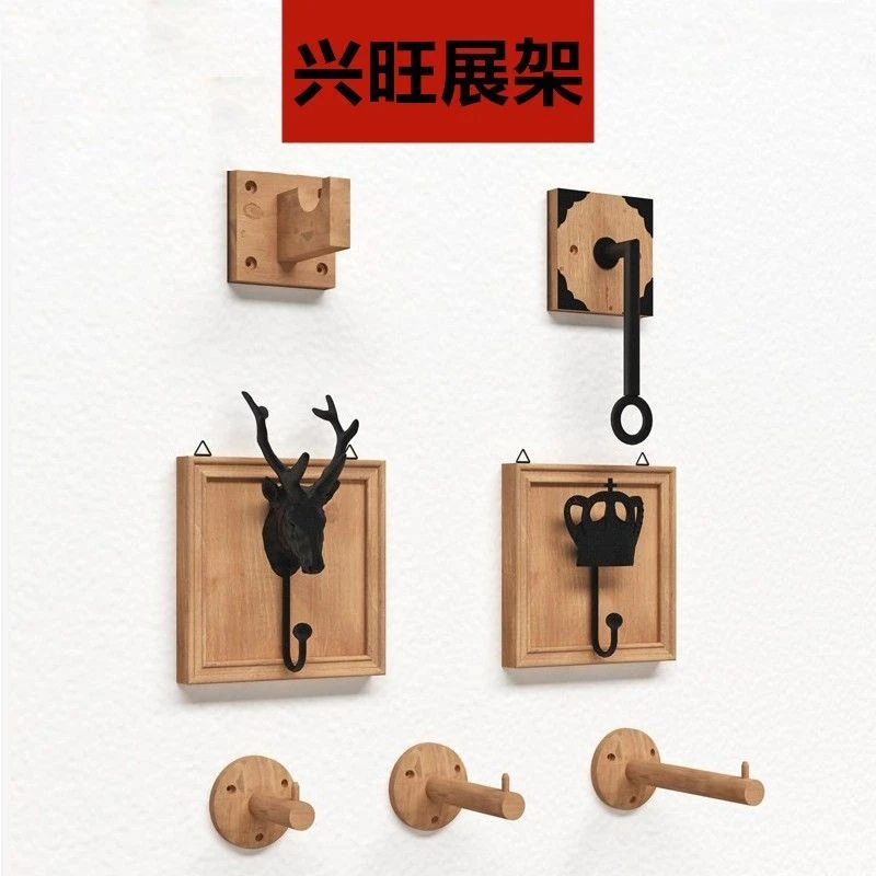 新款简约挂钩上墙挂杆更衣室挂衣架服装店女装创意装饰正挂展示架