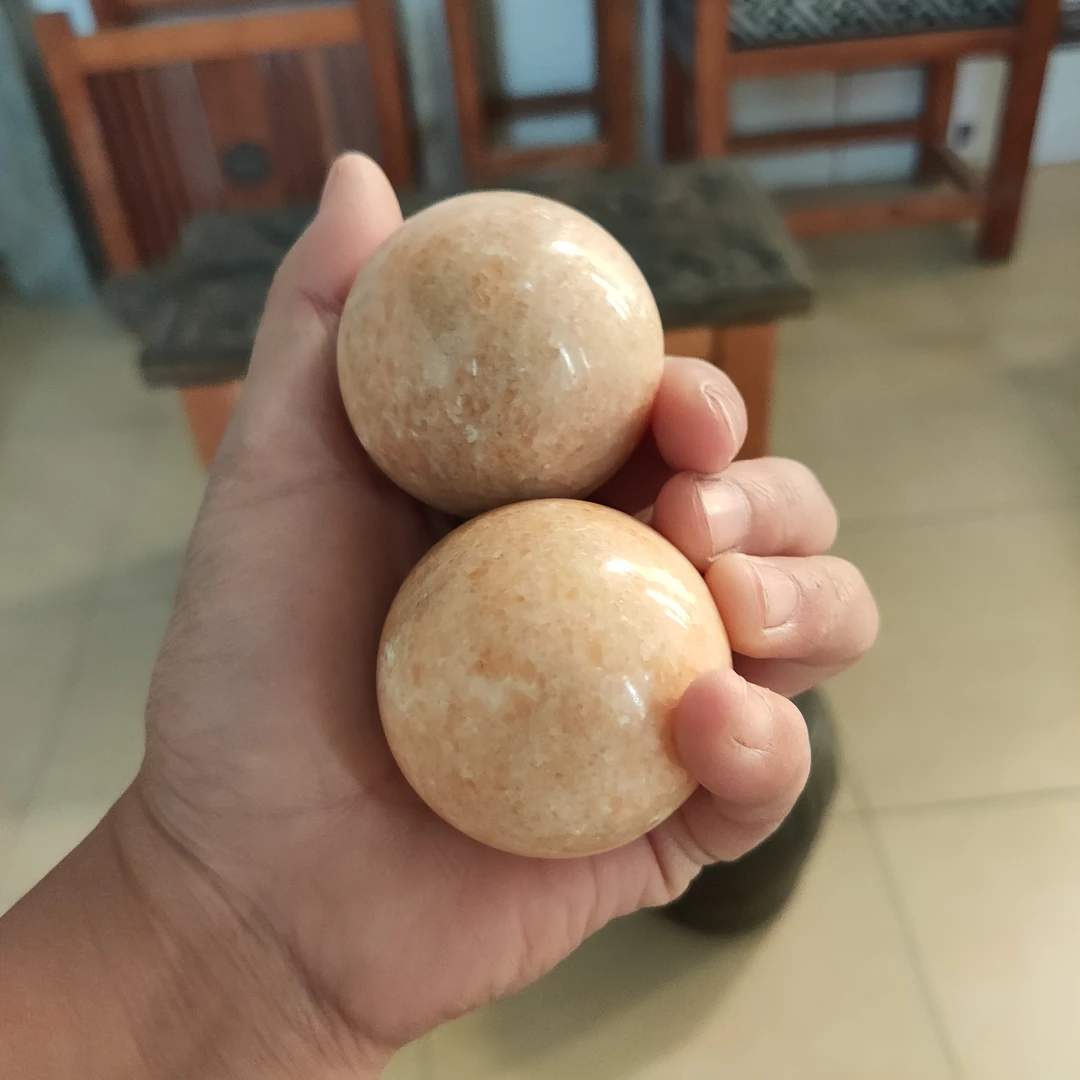 手工旋转 健身球 锻炼筋骨 天然石材 手工打磨