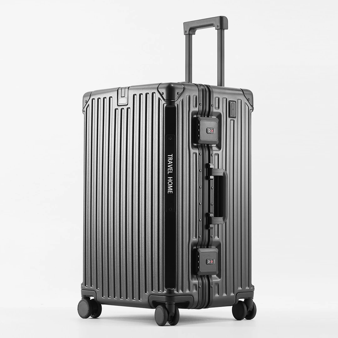 大容量铝框商务拉杆箱男女品质旅行箱万向轮学生密码箱