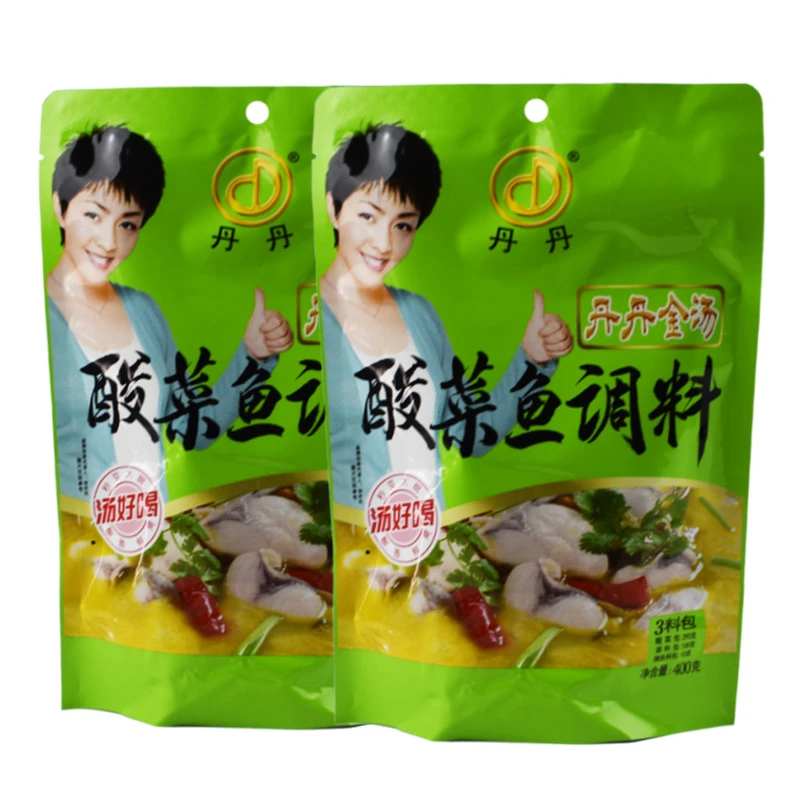 四川丹丹金汤酸菜鱼调料400g袋装金汤酸菜鱼调味料酸菜鱼火锅调料