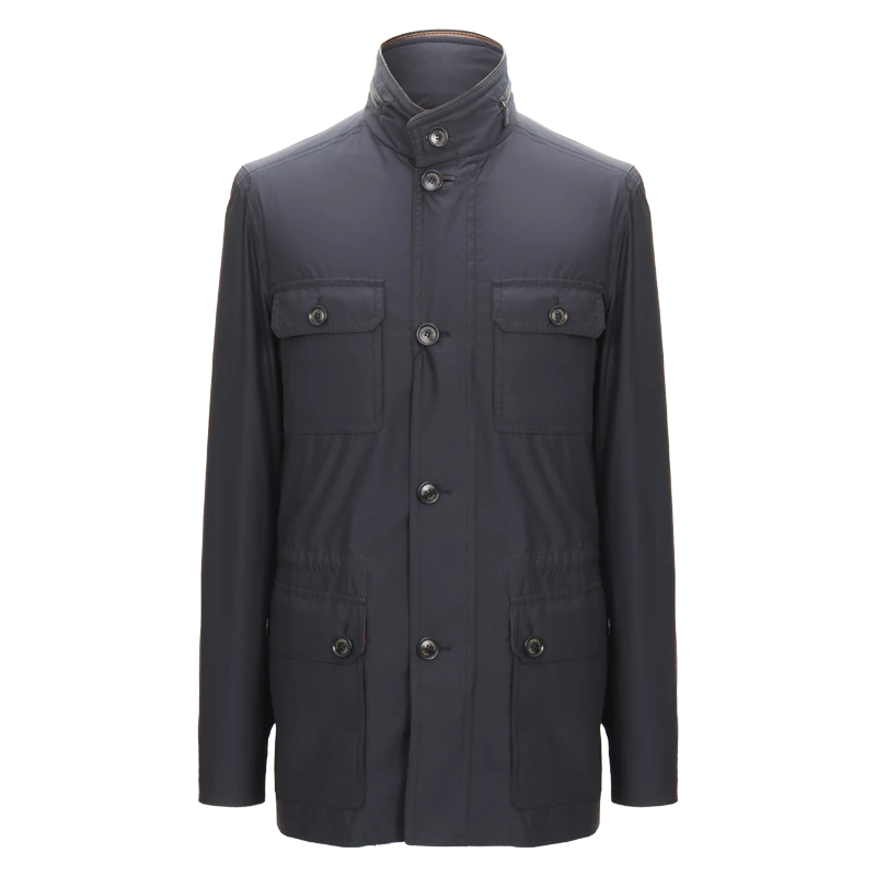 ZEGNAERMENEGILDO ZEGNA 男士藏蓝色外套