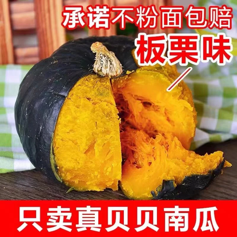 【不粉包赔 】山东贝贝南瓜 麻子宏图 孕妈辅食 代餐产地  4.5-5斤