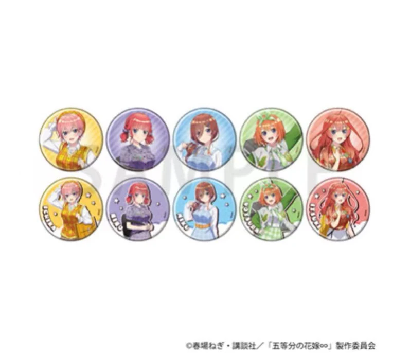 【盲盒】五等分的花嫁美国流行音乐系列吧唧（未成年禁止下单）