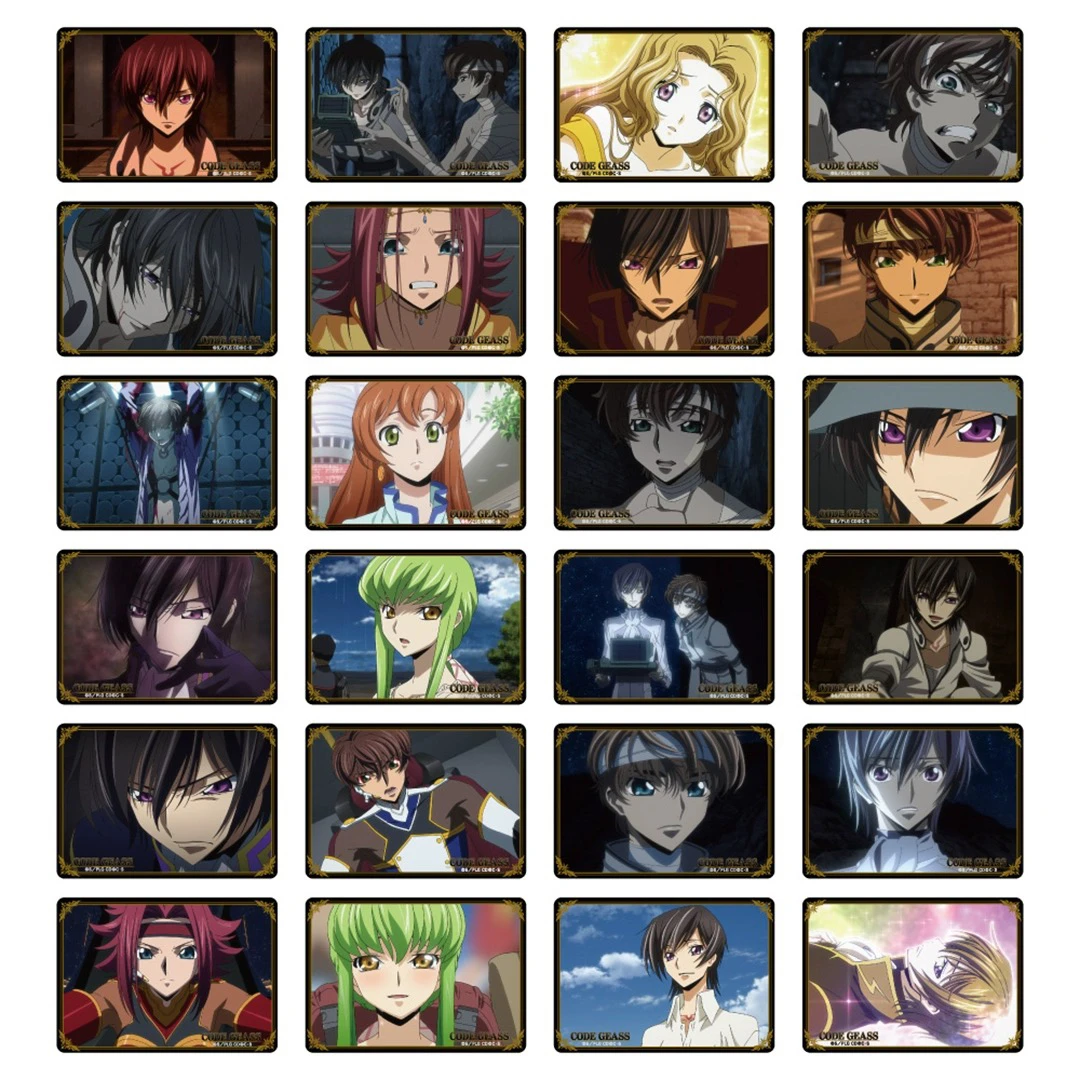 【盲盒】Code Geass反叛的鲁路修透卡一包两张（未成年禁止下单）