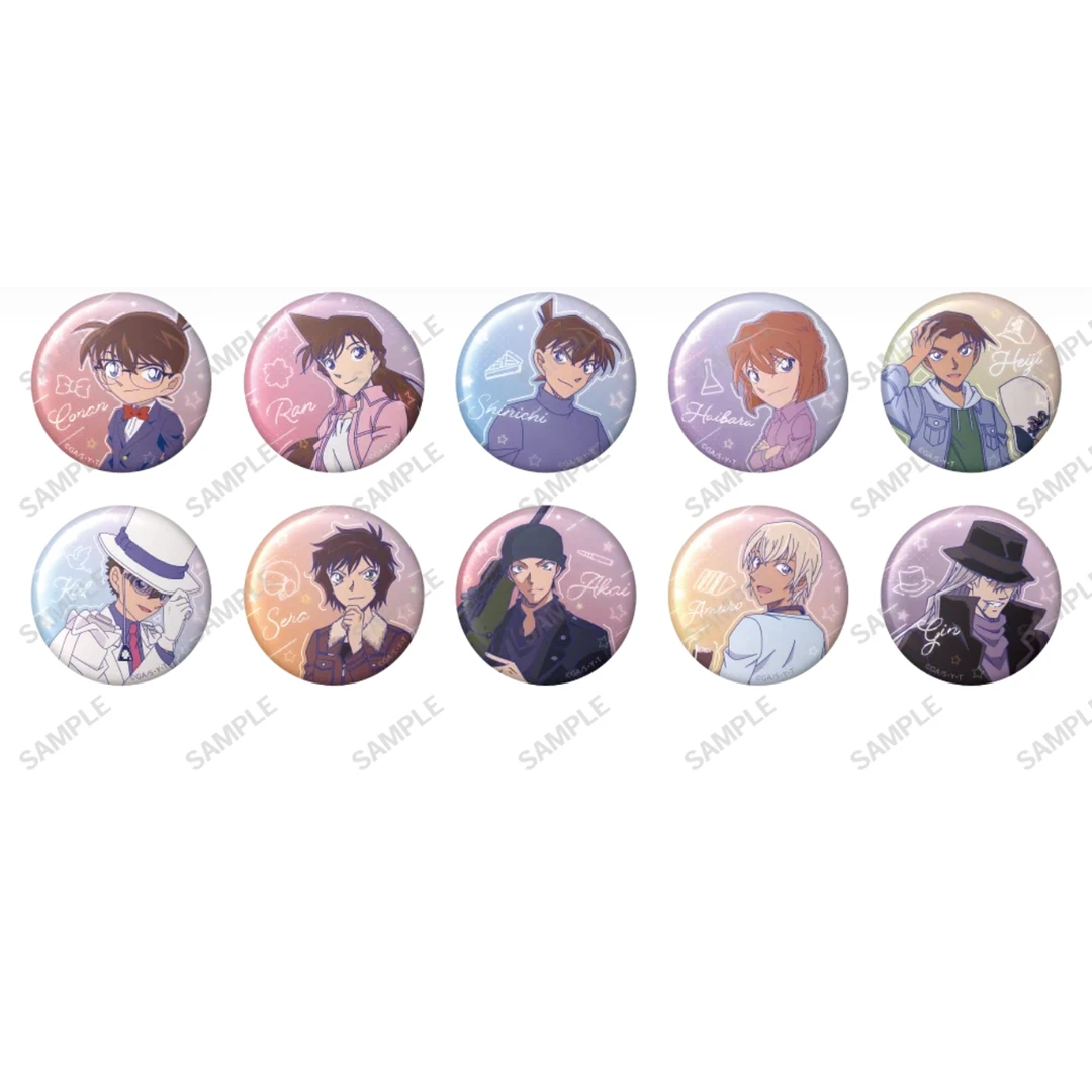 【盲盒】名侦探柯南霓虹灯系列吧唧徽章（未成年禁止下单）