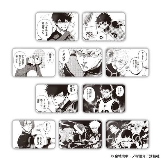 【现货】蓝锁黑白方限定徽章吧唧(未成年禁止下单)