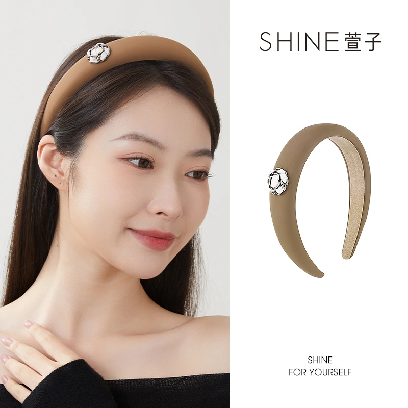 SHINE萱子饰品小香风优雅精致时尚设计感布艺发卡【MY】