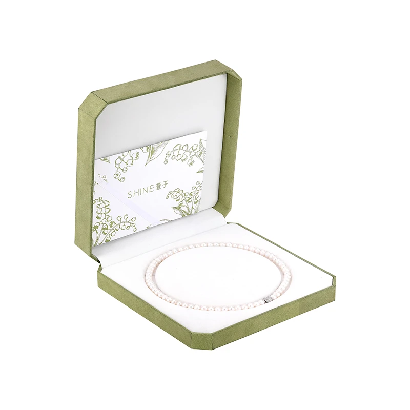 XZ/萱子饰品铃兰之约系列优雅礼赠银质淡水珍珠项链套盒