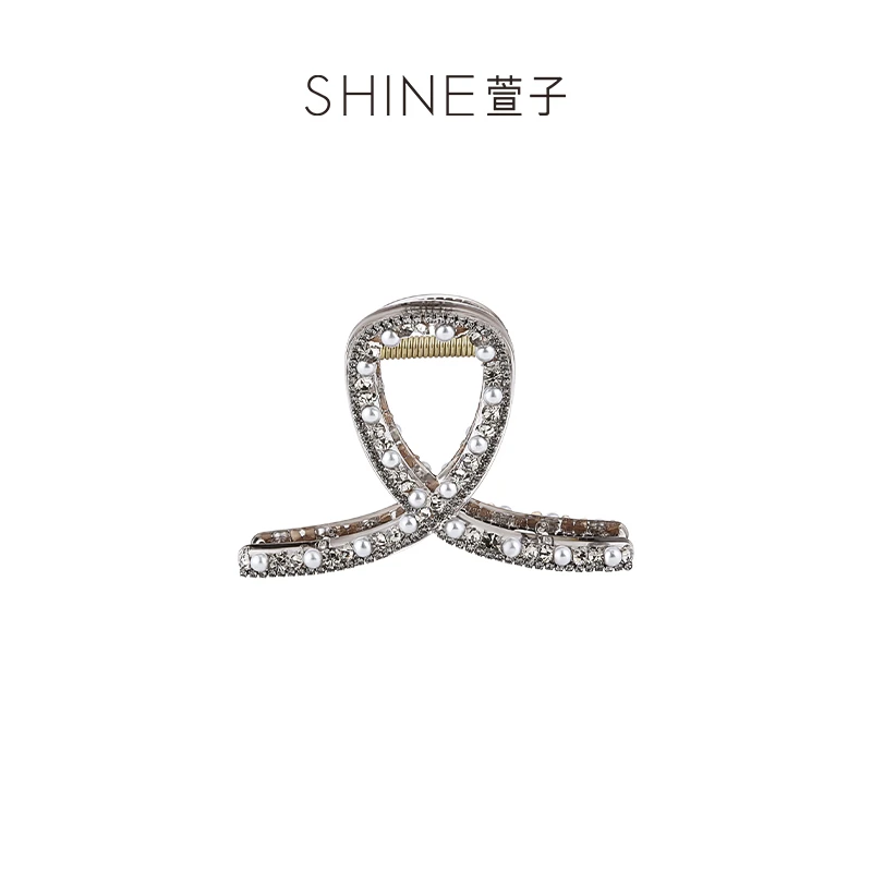 萱子12323090012轻奢优雅百搭网红精致抓夹