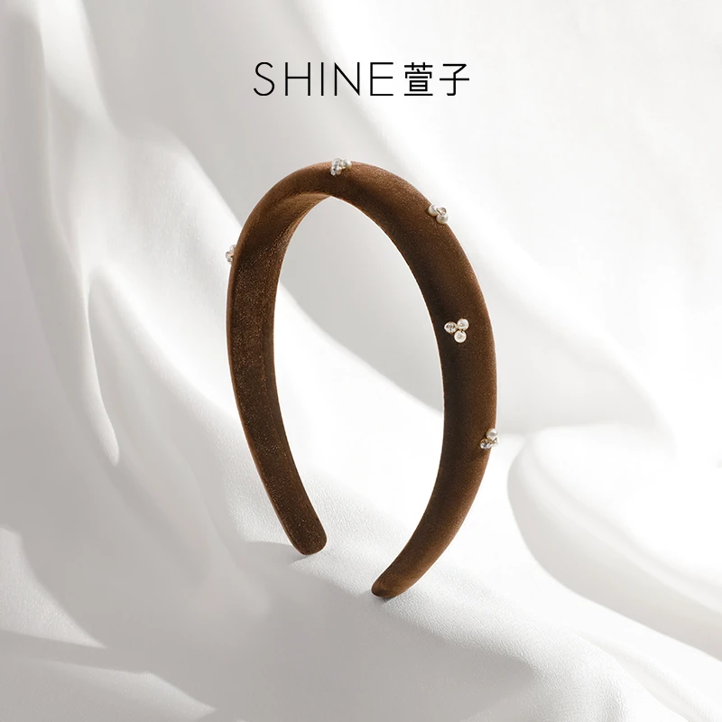 萱子SHINE经典优雅复古时尚网红气质显脸小发卡