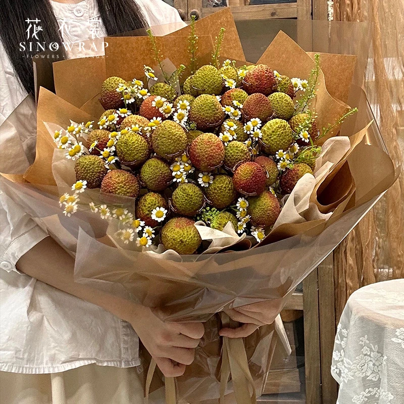 花艺荔枝固定托花店水果花束diy包装材料包果冻草莓包装资材