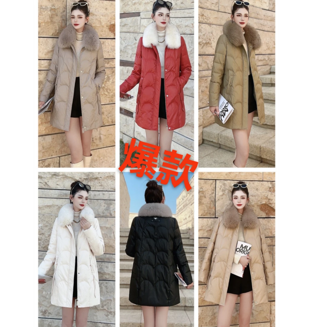 印象PIAN  Y34SY35579羽绒服长款鸭绒保暖