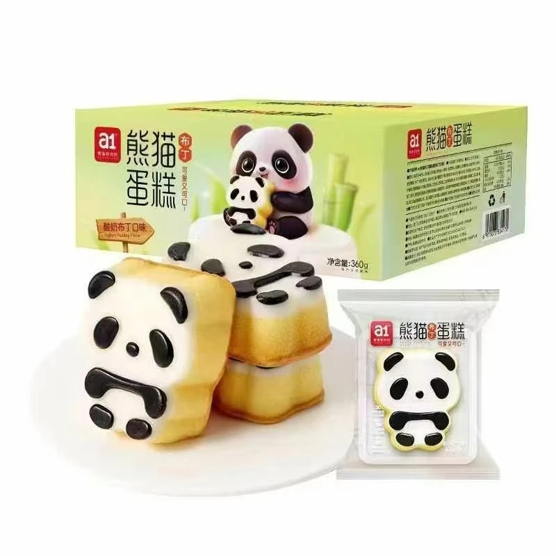 山姆同款a1熊猫布丁蛋糕