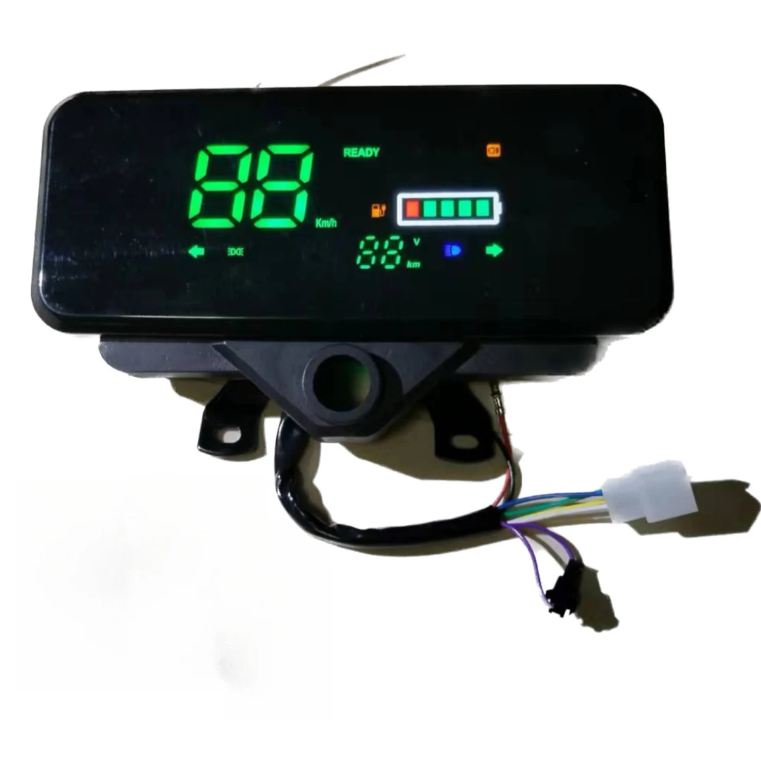 电动三轮车配件改装高端数码仪表通用型液晶显示改装仪表三轮车仪