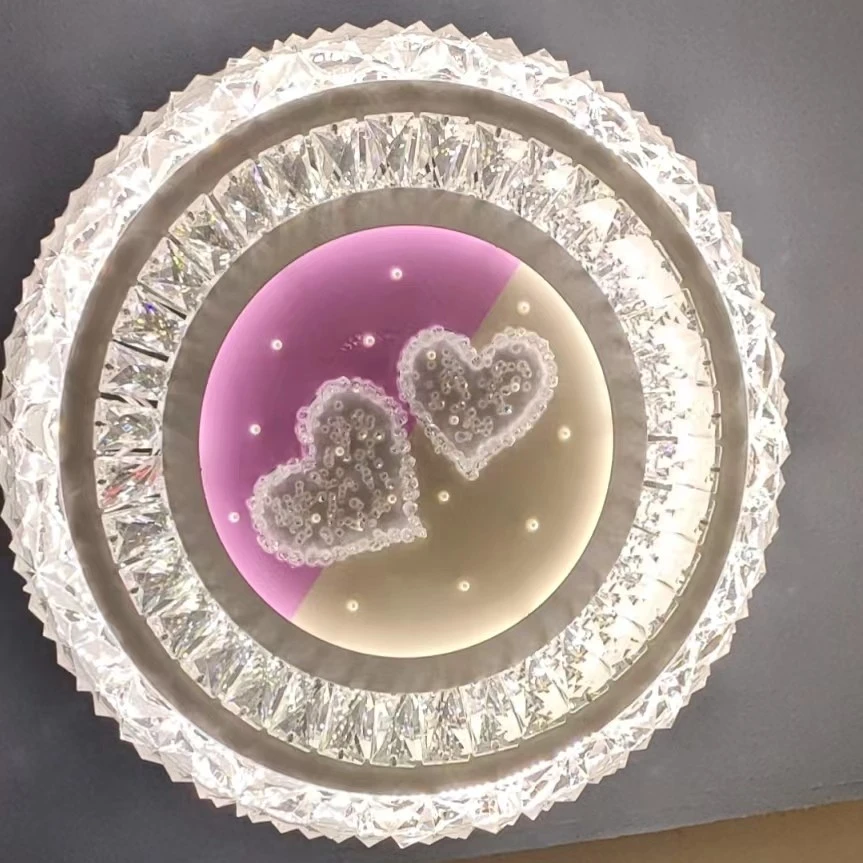 卧室灯水晶灯新款房间灯创意主卧灯饰LED吸顶灯现代简约房间灯具