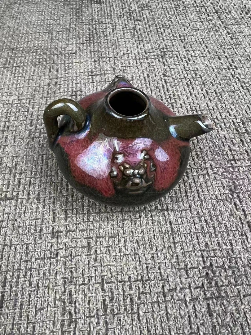 手工柴烧宋钧虎头水滴