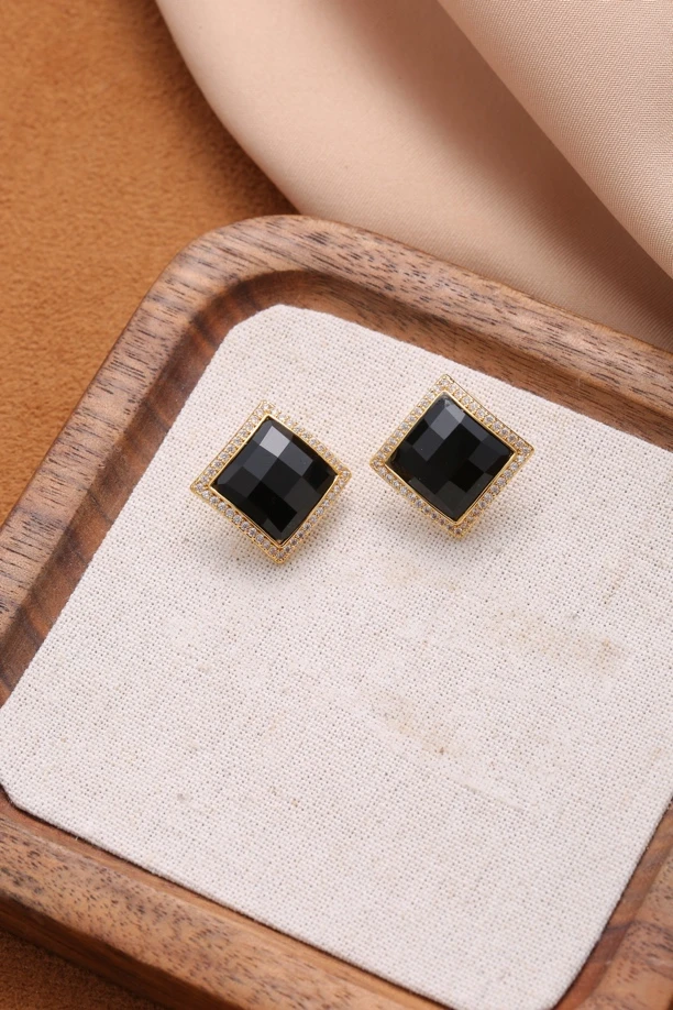 铜合金耳饰 镀24K安格拉红修饰脸型显肤白蚊香盘耳夹