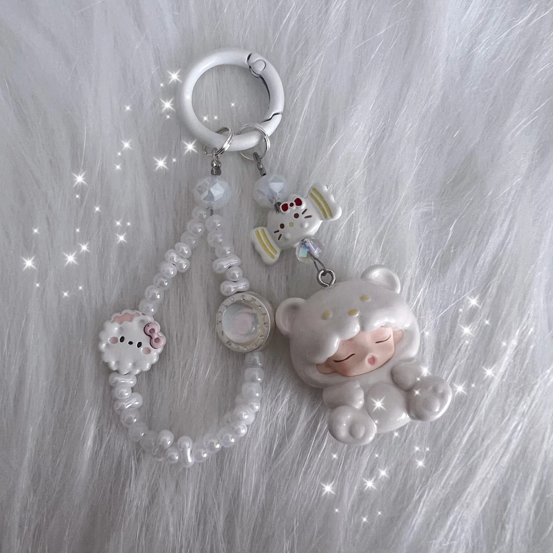 【可爱提溜】冰晴饰品创意diy钥匙链挂件钥匙扣包挂