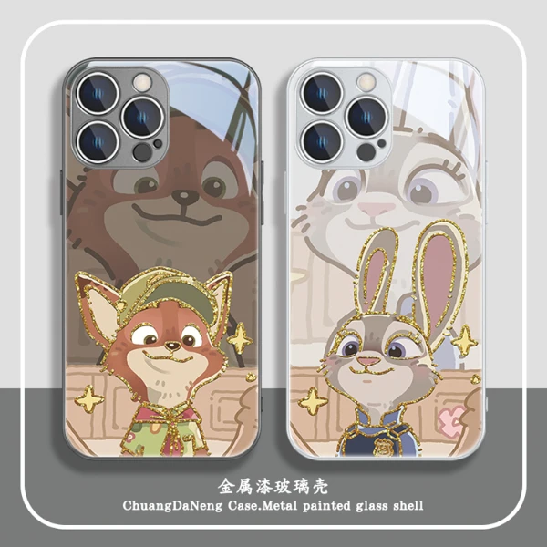 适用于苹果/华为/小米/OPPO/VIVO新款疯狂动物城朱迪尼克手机壳