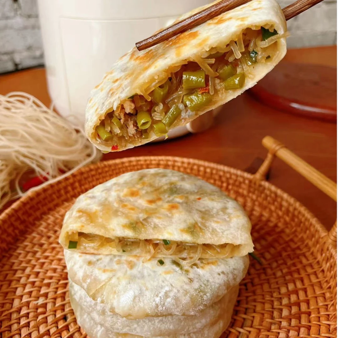 妈妈是超人【粉丝肉馅饼】营养早餐饼葱油饼手抓饼速食10个装