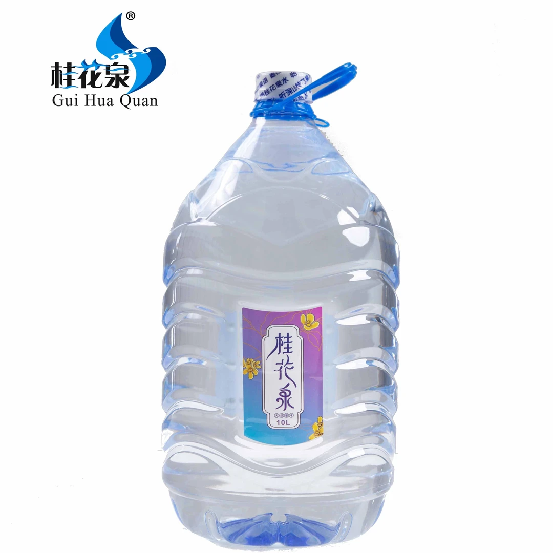 桂花泉水10升*2桶一次性整件装天然泉水泡茶水旋盖装可拧可小孔开