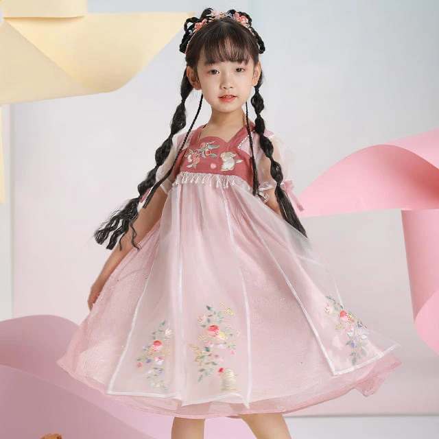 汉服裙珠涵女童襦裙