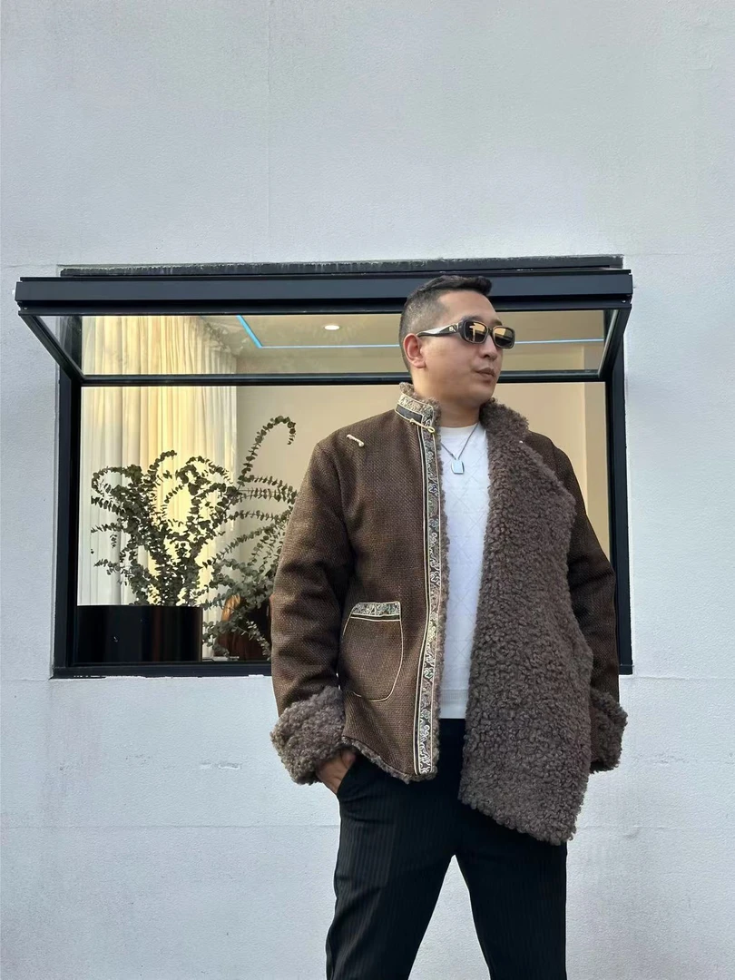 2024秋冬款新藏式上衣男女同款藏装