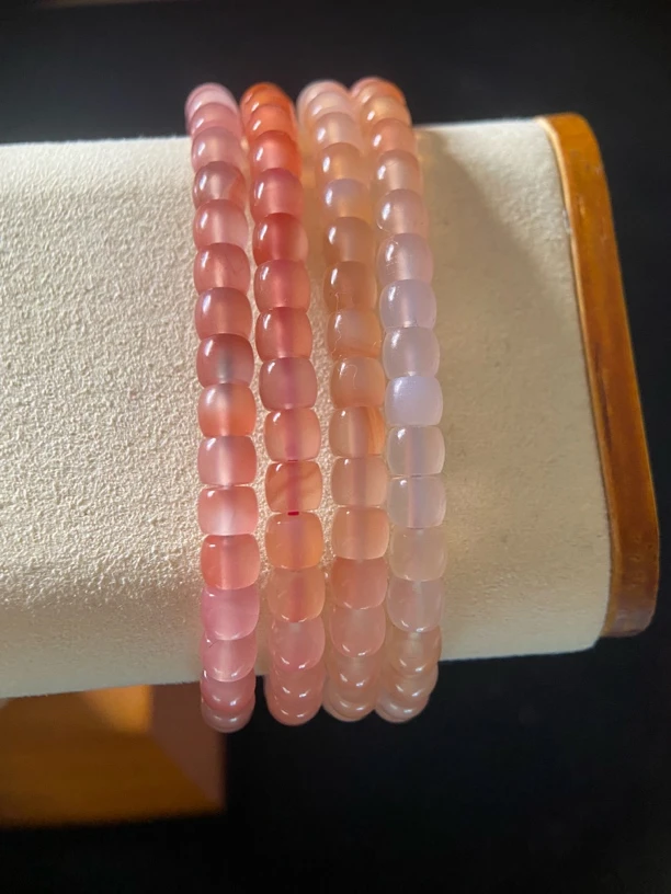 [花有鱼文玩]南红糯冰料手串（多样性发货发其中一件）