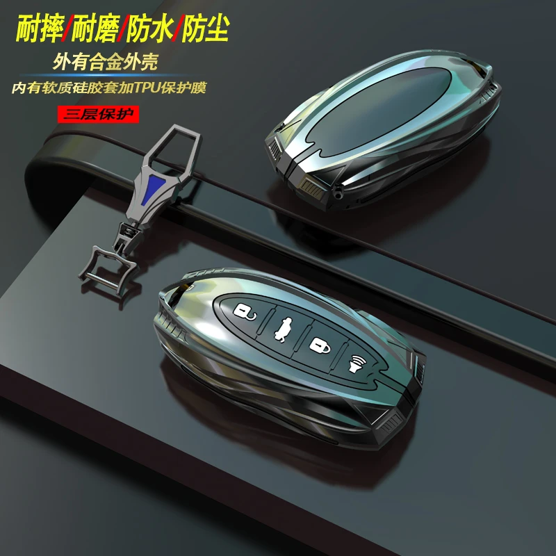 哈弗h6钥匙套第三代国潮版f7哈佛m6plus大狗车h7枭龙壳扣h2合金男