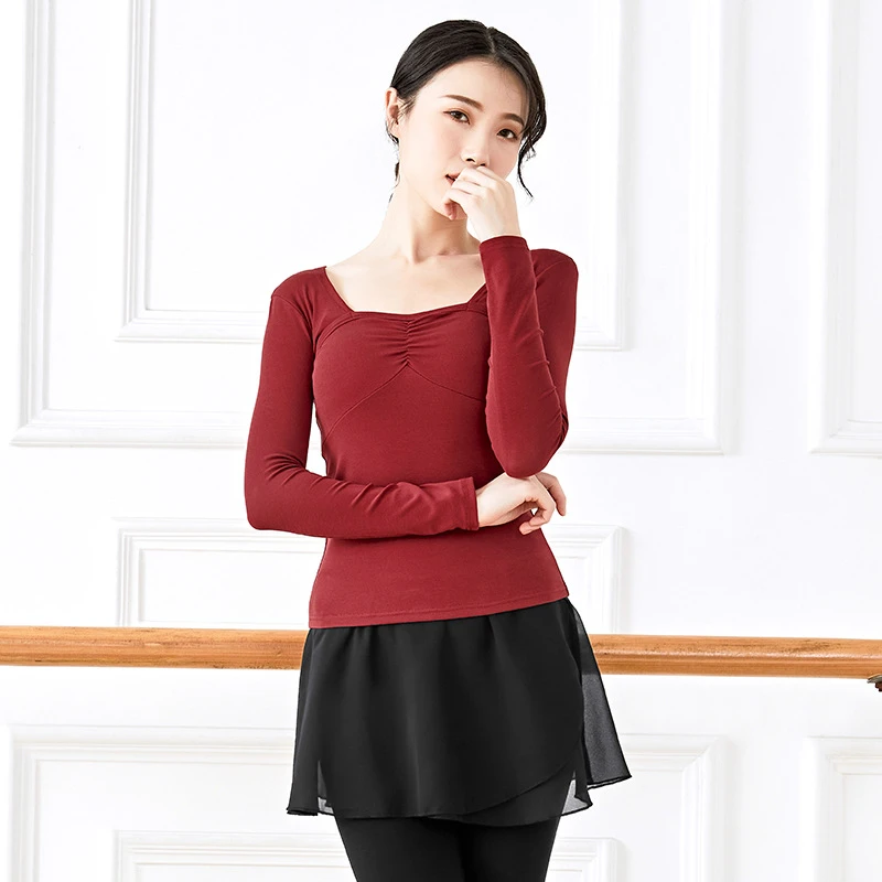 2106-2103特价福利款舞蹈服现代舞服舞蹈中袖服现代舞练功服