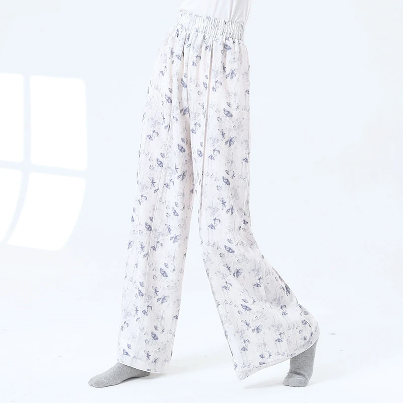 24612国风晕染现代舞宽松阔腿裤练功服中国民族古典舞直筒舞蹈裤