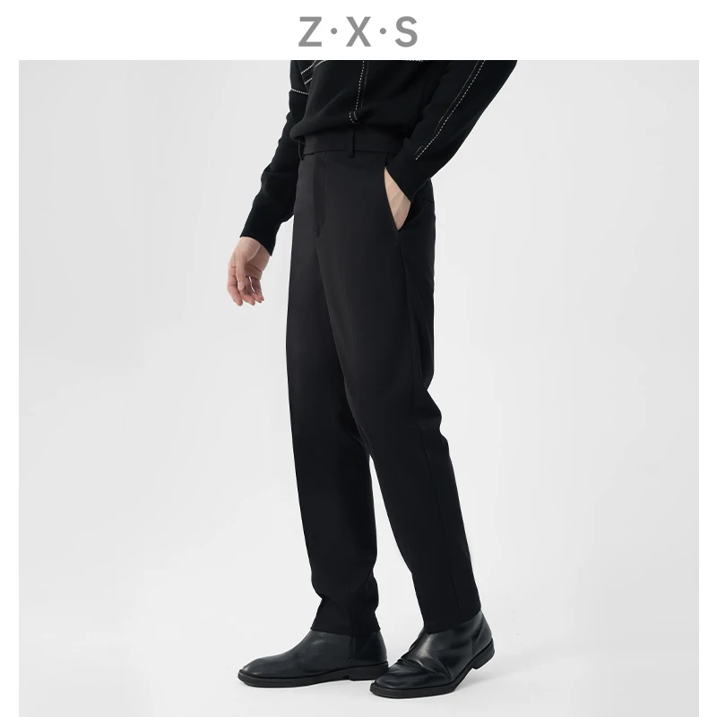 ZG定制（秋冬 休闲西裤）混纺定制高级男士百搭休闲小脚裤 K0116