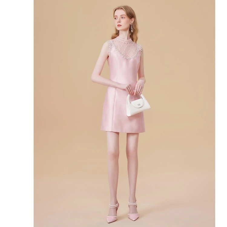 【蜜思仝】哥文花园钉珠名媛风小礼裙CTC3081178 COVENGARDEN