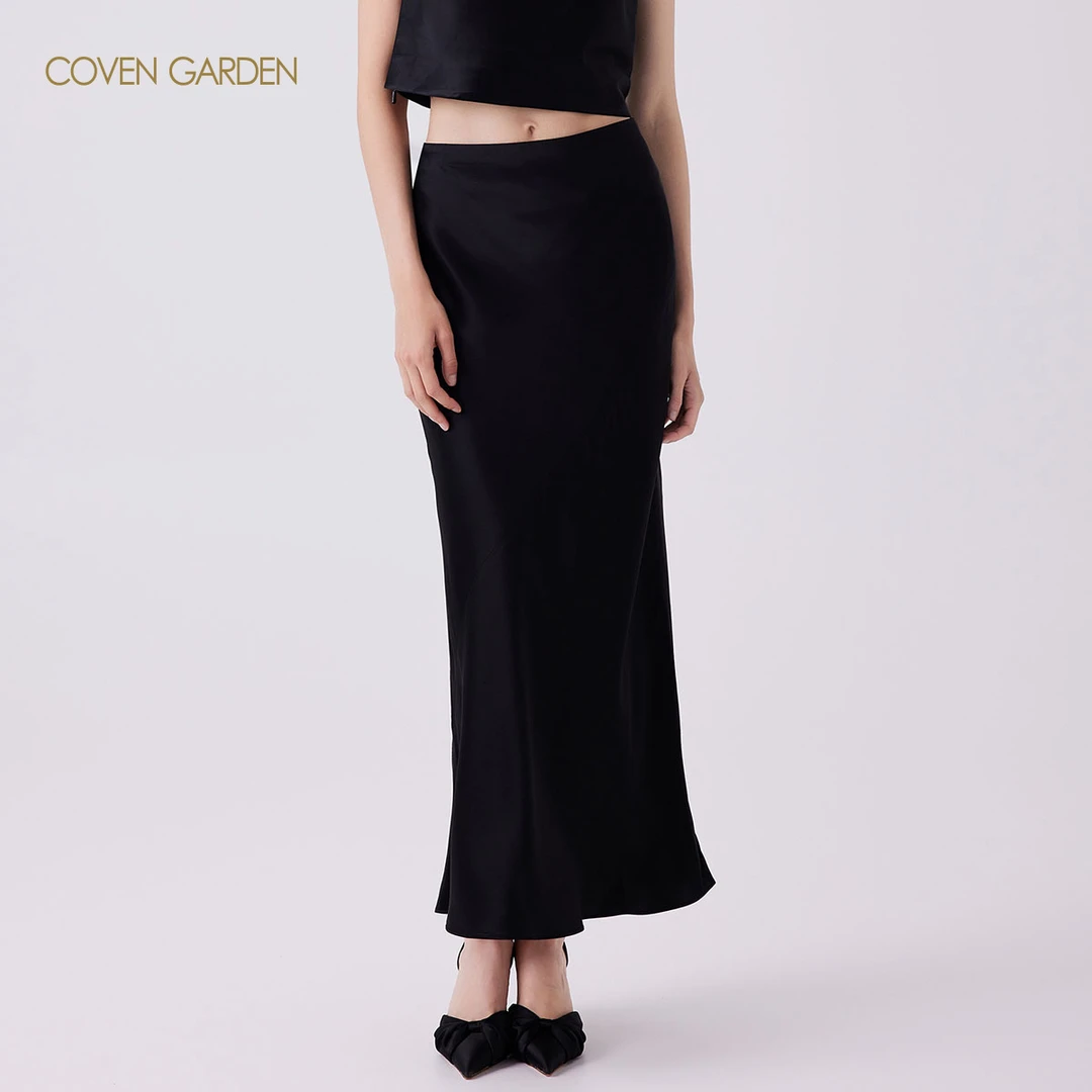 【婷婷专属】哥文花园黑色简约复古半身裙CLC3073268 COVEN GARDEN