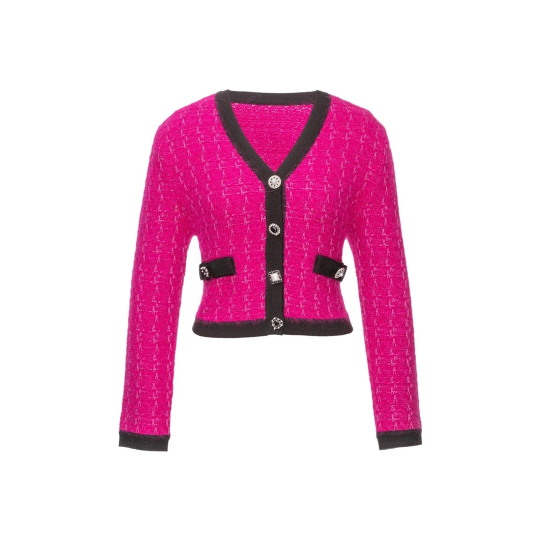 【哥文花园】小香风针织开衫复古千金外套CTA4032220