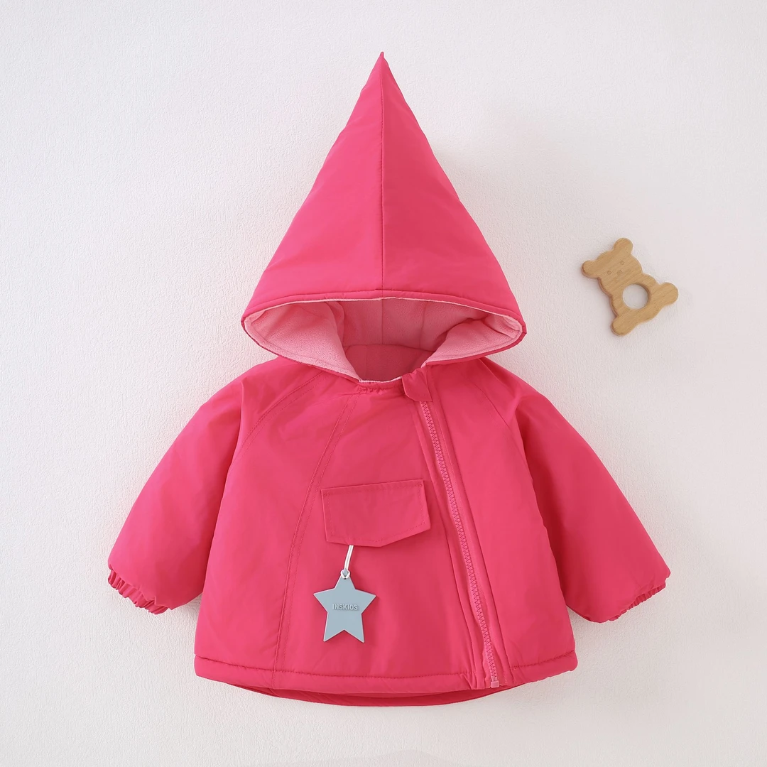 【巫师帽三方加厚外套】男女宝宝加厚外套儿童洋气潮流上衣外出服