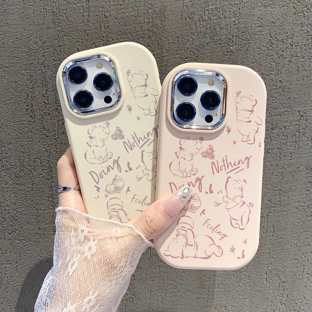 银镜小胖墩适用苹果15/iPhone/华为手机壳包边防摔个性mate60Pro