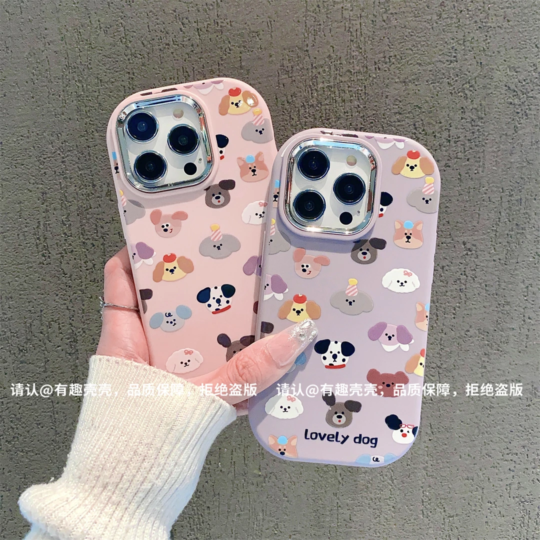 银镜小胖墩适用苹果15/iPhone/华为荣耀/OPPO/VIVO/小米手机壳潮