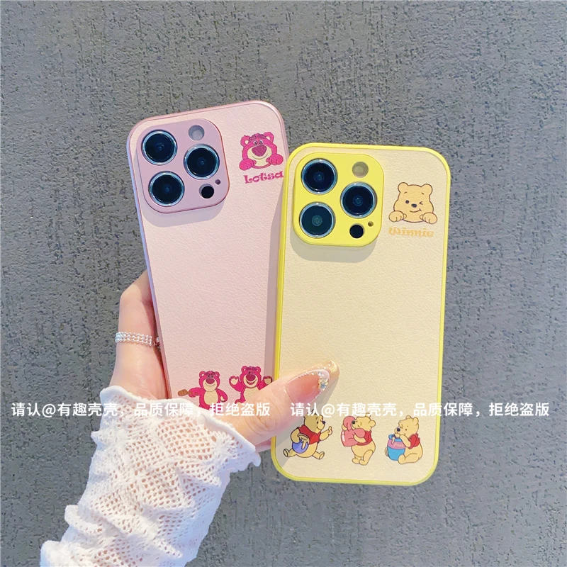 直边皮纹适用苹果16/iphone/华为荣耀/OPPO/VIVO/小米/手机壳爆款