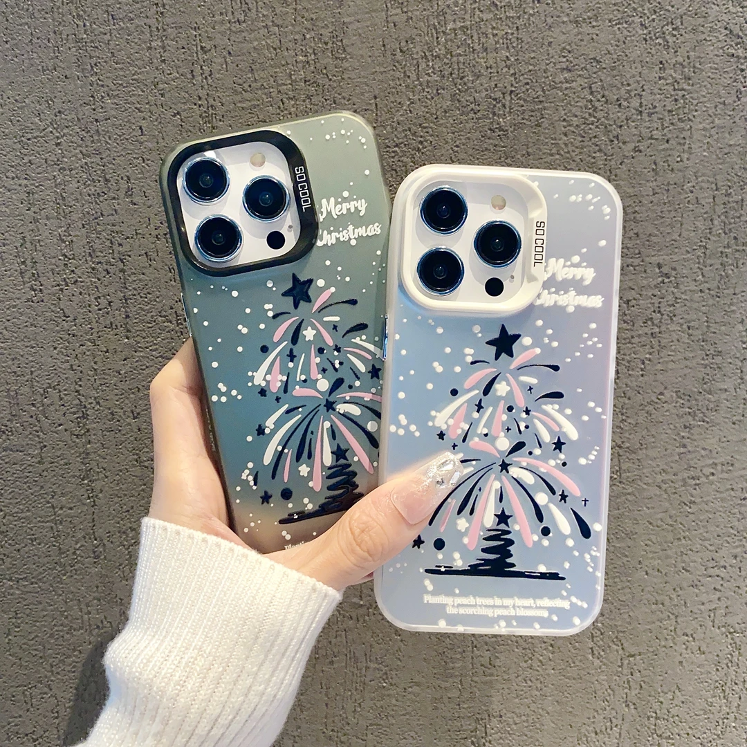 磨砂彩银适用苹果15/iphone/华为荣耀/vivo/oppo/小米手机壳防摔