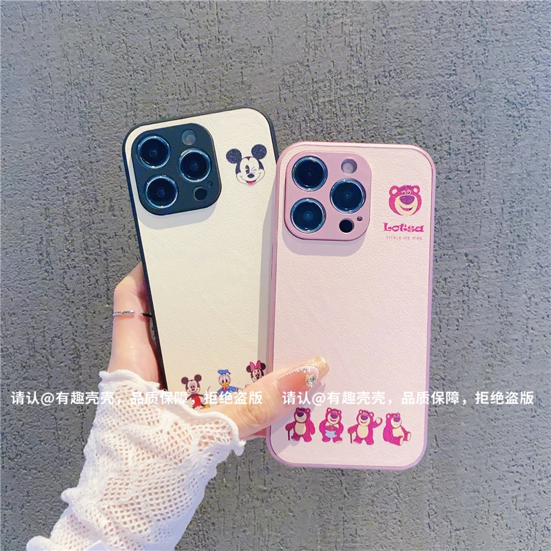 直边皮纹适用苹果16/iphone/华为荣耀/OPPO/VIVO/小米/手机壳爆款