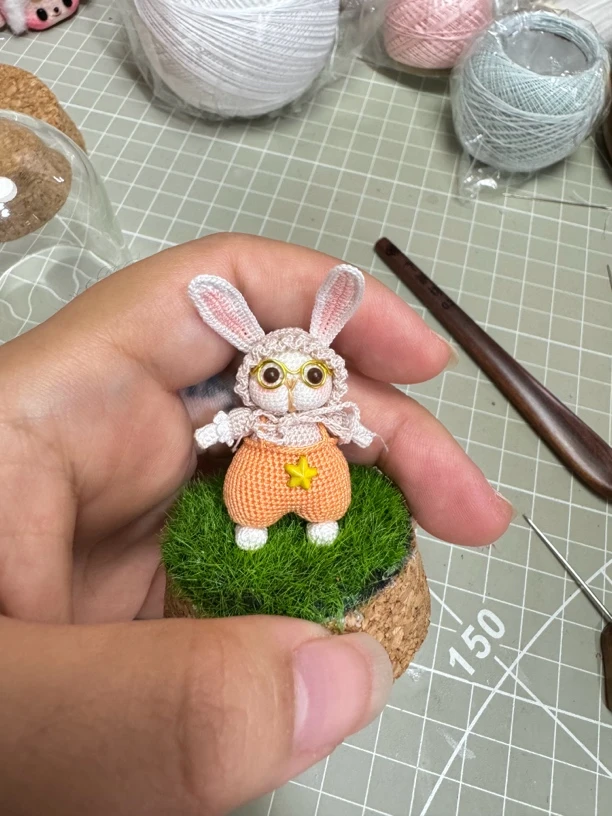 微钩玩偶糖糖兔纯手工