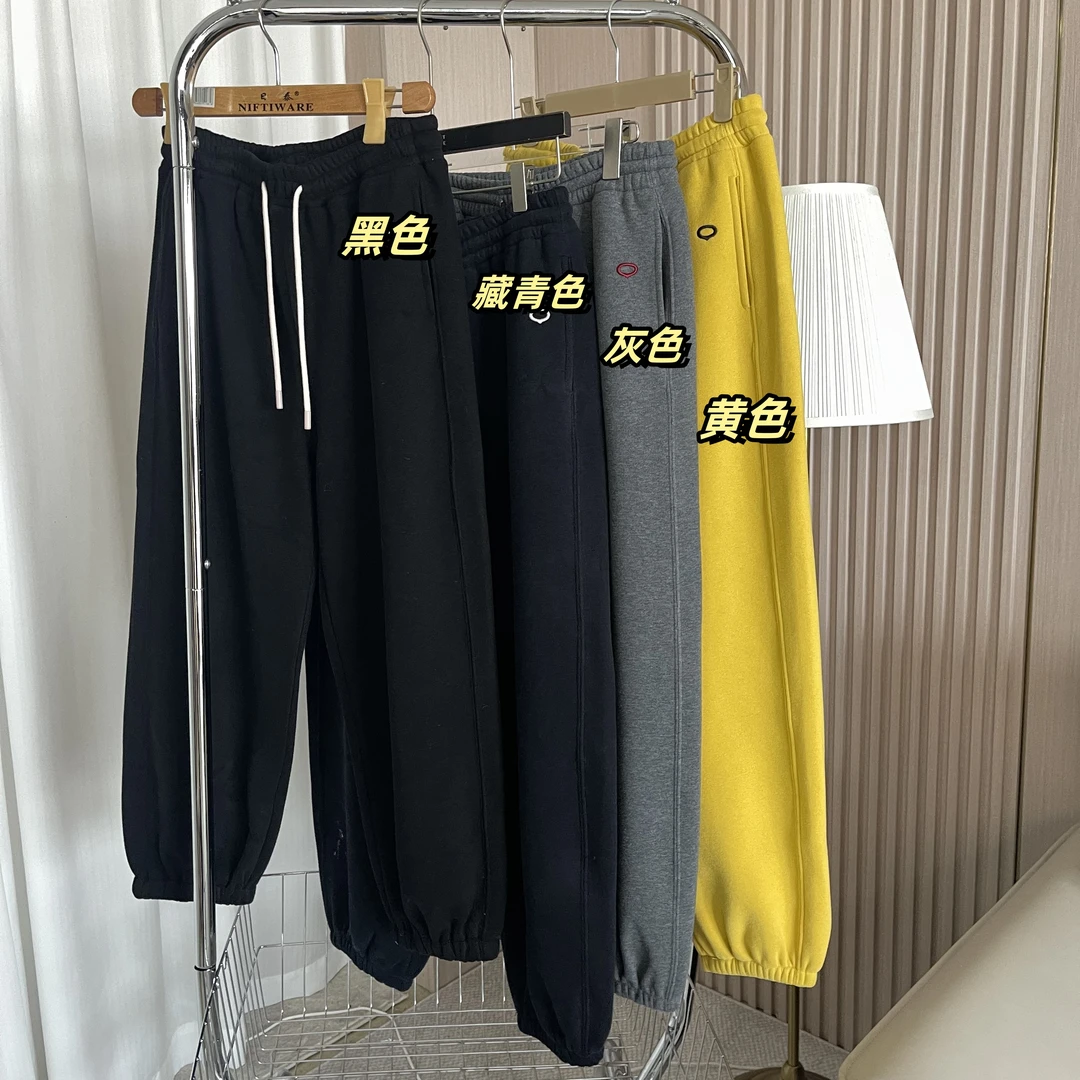 青青·STUDIO〖私服定制〗秋冬百搭加厚加绒松紧腰束腿卫裤QS25111